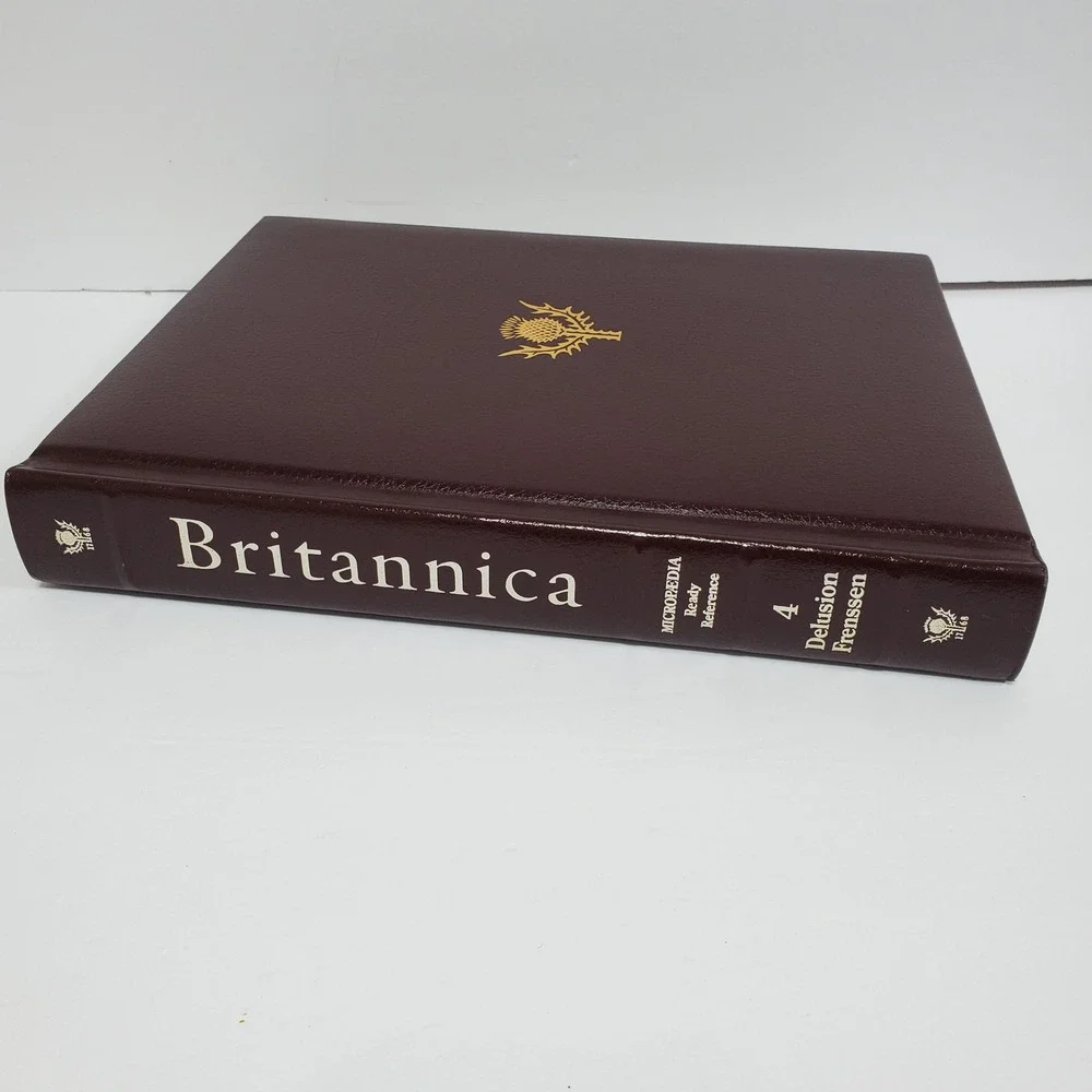 Britannica Micropedia Ready Reference Volume 4 Delusion Fression Book